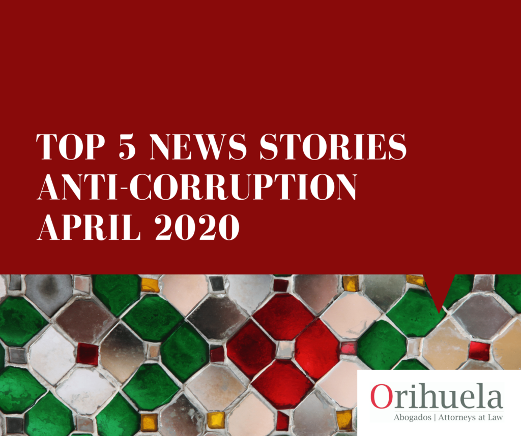 anti-corruption news April 2020